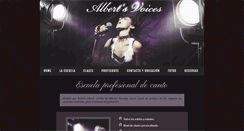 Desktop Screenshot of albertsvoices.com